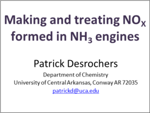 Making and Treating NOx formed in NH3 Engines