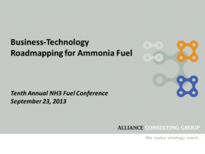 Business and Technology Roadmapping for NH3 Fuel