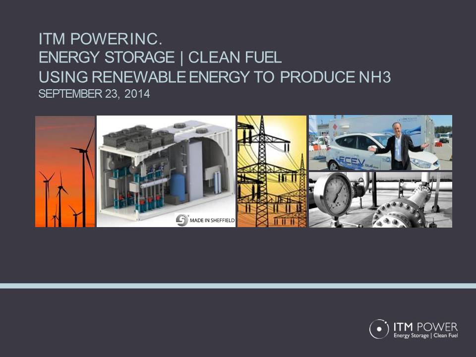 Using Renewable Energy to Produce NH3