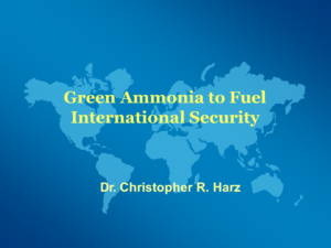 Green Ammonia to Fuel International Security