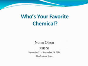 Who's your Favorite Chemical?