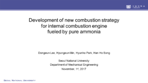 Development of New Combustion Strategy for Internal Combustion Engine Fueled By Pure Ammonia