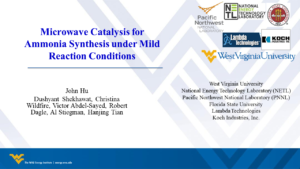Microwave Catalysis for Ammonia Synthesis Under Mild Reaction Conditions