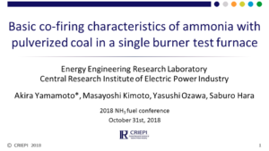 Basic Co-Firing Characteristics of Ammonia with Pulverized Coal in a Single Burner Test Furnace