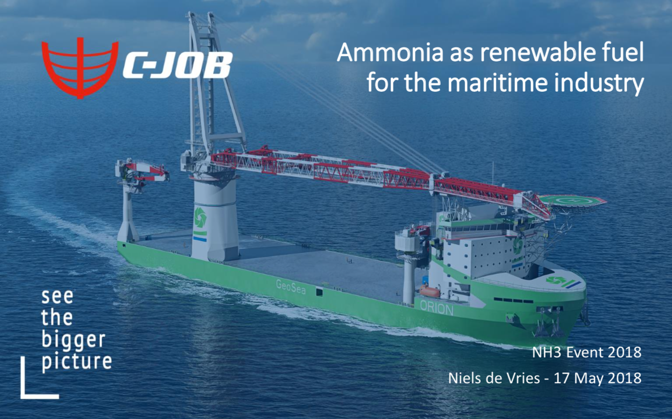 Ammonia as a Renewable Fuel for the Maritime Industry