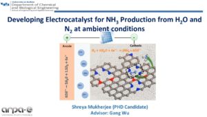 Electrochemical Synthesis of Ammonia Using Nitrogen and Water in Alkaline Electrolytes Under Ambient Conditions