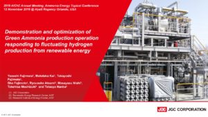 Demonstration and Optimization of Green Ammonia Production Operation Responding to Fluctuating Hydrogen Production from Renewable Energy