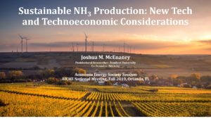 Technoeconomic Requirements for Sustainable Ammonia Production
