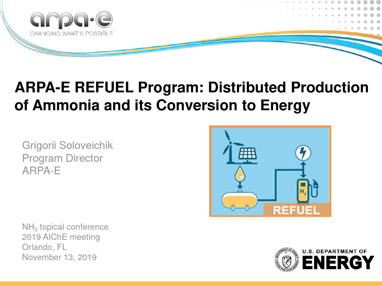 Ammonia Energy Conference 2019 Ammonia Energy Association