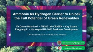 Ammonia As Hydrogen Carrier to Unlock the Full Potential of Green Renewables