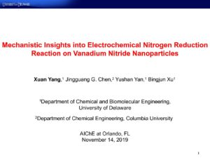 Mechanistic Insights into Electrochemical Nitrogen Reduction Reaction on Vanadium Nitride Nanoparticles