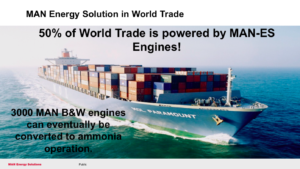 MAN Energy Solutions: an ammonia engine for the maritime sector