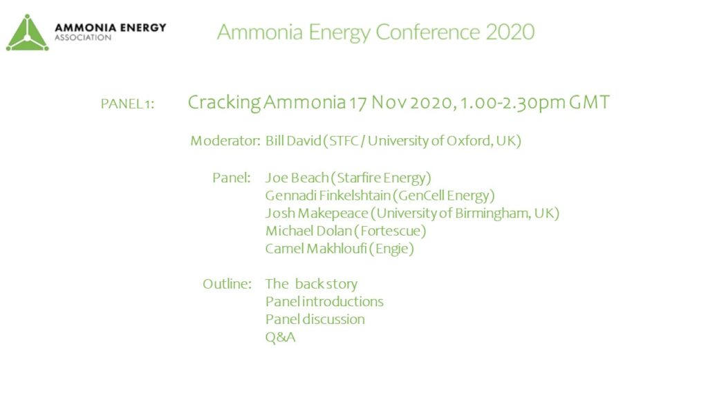 Introduction to Ammonia Cracking Panel