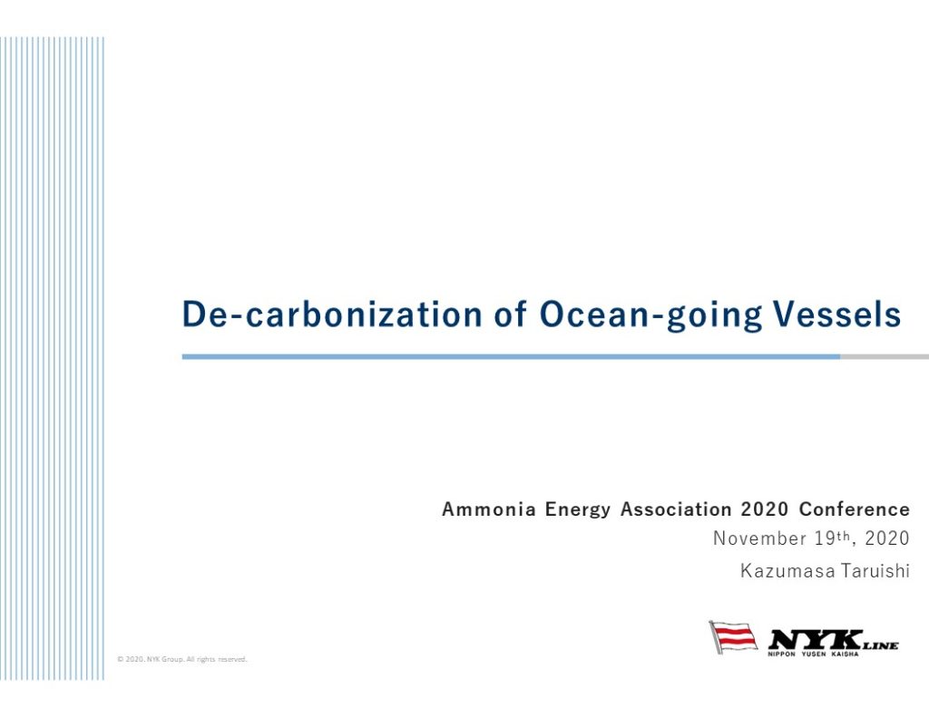 De-carbonization of Ocean-going Vessels