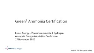 Green Ammonia Certification