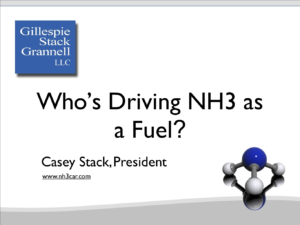 Who’s Driving NH3 as a Fuel?