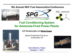 Fuel Conditioning System for Ammonia-Fired Power Plants