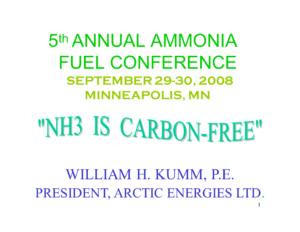 NH3 is Carbon-Free