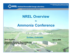 NREL overview of the 2006 conference