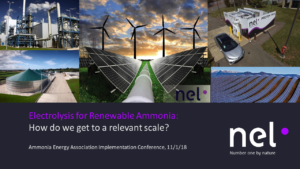 Electrolysis for Renewable Ammonia: How do we get to a relevant scale?
