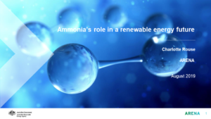 Ammonia’s role in a renewable energy future