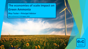 Observations on green ammonia production scaleup and the potential for job creation