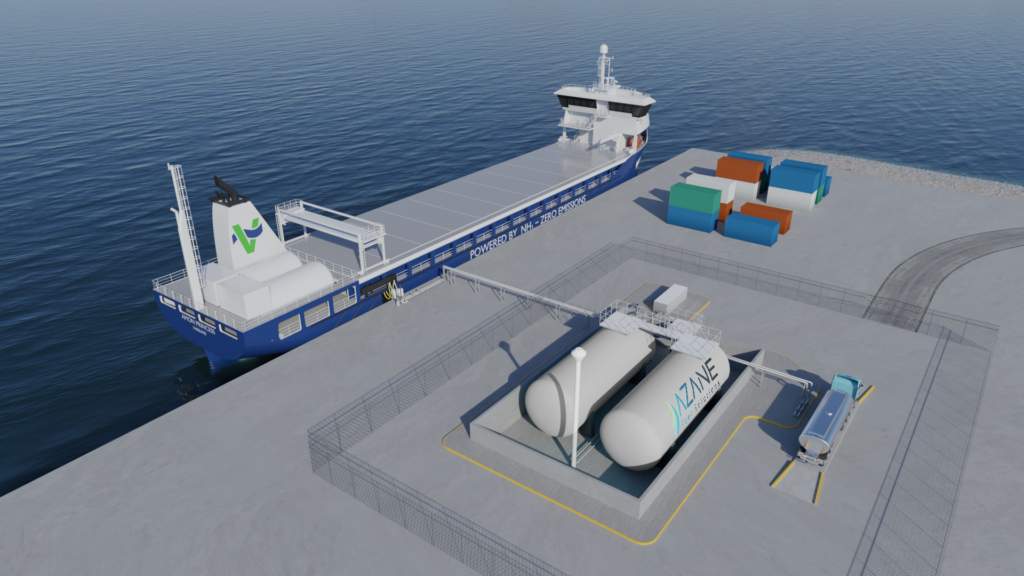 Flexible Ammonia Fuel Bunkering Terminals Under Development