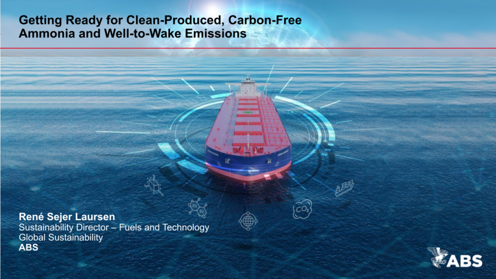 Getting Ready for Clean-Produced, Carbon-Free Ammonia and Well-to-Wake Emissions