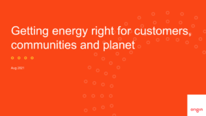 Getting energy right for customers, communities and planet