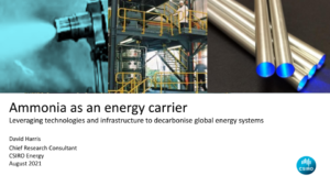 Ammonia as an Energy Carrier: Leveraging technologies and infrastructure to decarbonise global energy systems