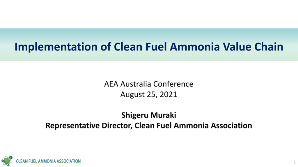Implementation of Clean Fuel Ammonia Value Chain