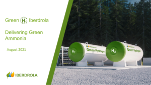 Green H2 Iberdrola and Delivering Green Ammonia