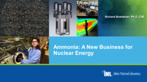Ammonia: A New Business for Nuclear Energy