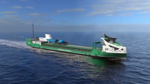 ZeroCoaster: ammonia-fueled cargo shipping