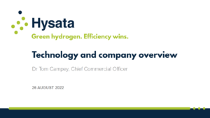 Hysata - technology and company overview