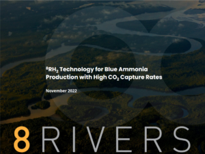 8 Rivers' 8RH2 technology for blue ammonia production with high CO<sub>2</sub> capture rates