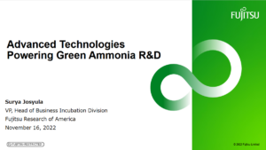 Advanced technologies powering green ammonia R&D