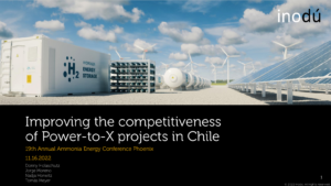 Improving the competitiveness of Power-to-X projects in Chile