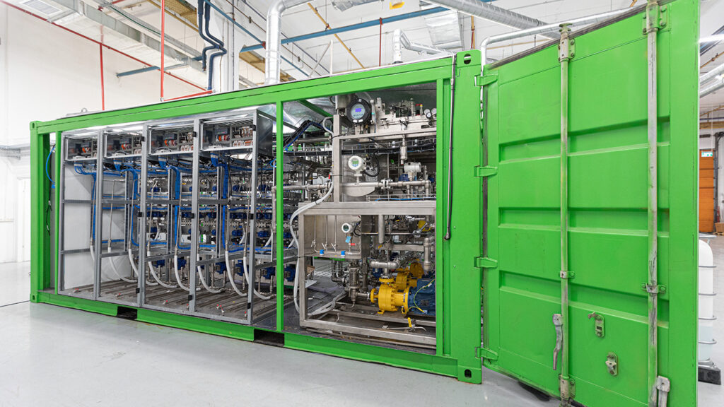 H2Pro’s E-TAC hydrogen production system. Sumitomo and H2Pro will work together to demonstrate the technology in Israel this year, before scaling-up to a tonnes-per-day system. Source: Sumitomo.
