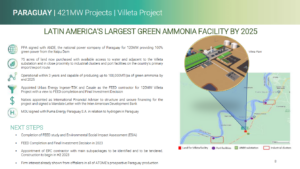 Hydro-electric ammonia: project design, engineering & technology selection