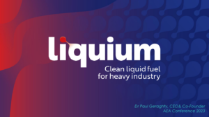 Liquium: Clean liquid fuel for heavy industry