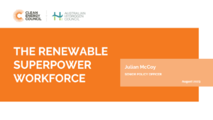 The Renewable Superpower Workforce