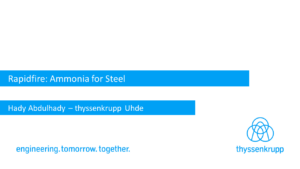 Ammonia for Steel