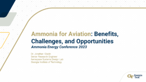Ammonia Opportunities for Aviation