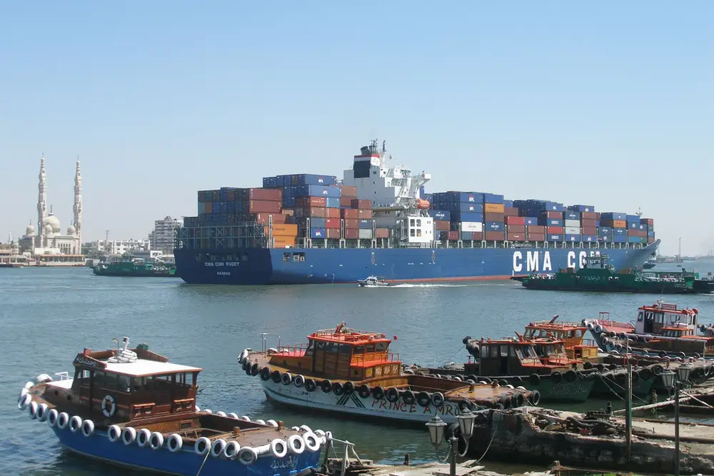 ITOCHU sees the Suez canal as a strategic location for international maritime logistics and plans to develop ammonia bunkering infrastructure there. Source: Suez Canal Authority.
