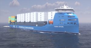 The <i>Yara Eyde</i>: ammonia-powered container shipping over the North Sea