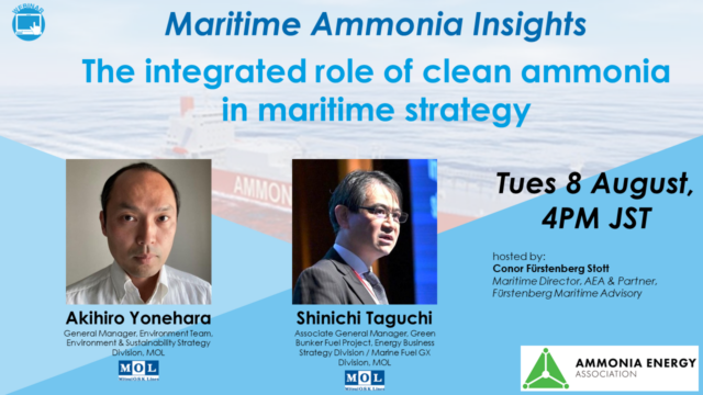 The integrated role of clean ammonia in maritime strategy
