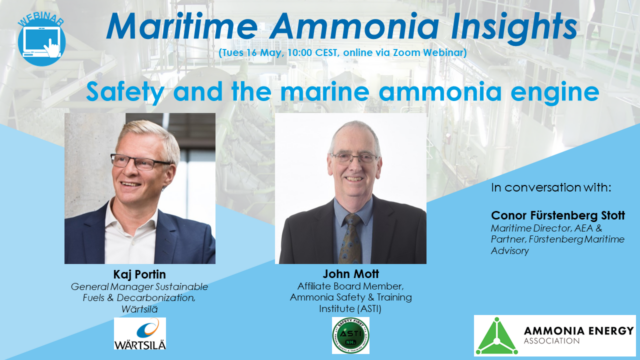 Safety and the marine ammonia engine