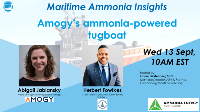Amogy’s ammonia-powered tugboat
