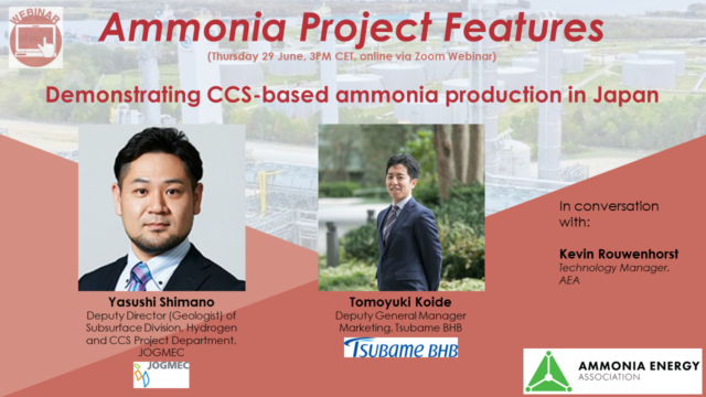 Demonstrating CCS ammonia in Japan